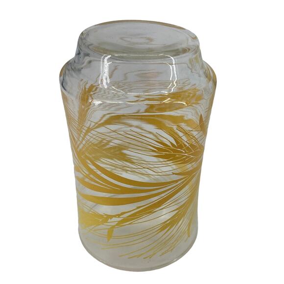 Set 3 Vintage 1969s Libby Juice Glasses Wheat Design Great condition 3.5'' Gold - Picture 3 of 7